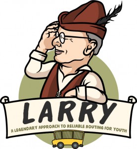  Our Transportation Director Robin Perlmutter and Larry Bell, Camp Robin Hood’s founder, , are camps “in-house” bus/transportation experts. Using our proprietary software known as “LARRY” (a Legendary Approach to Reliable Routing for Youth) and our <a href=